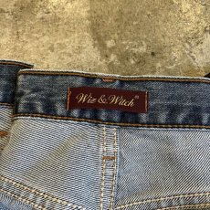 画像10: 【Wiz&Witch】FLARE CUT DENIM PANTS / W29 (10)