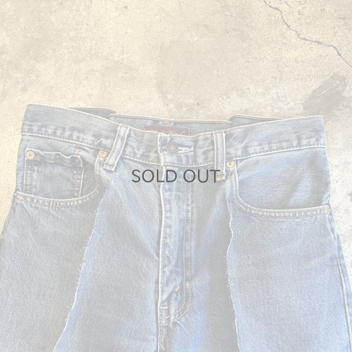 画像6: 【Wiz&Witch】FLARE CUT DENIM PANTS / W29 (6)