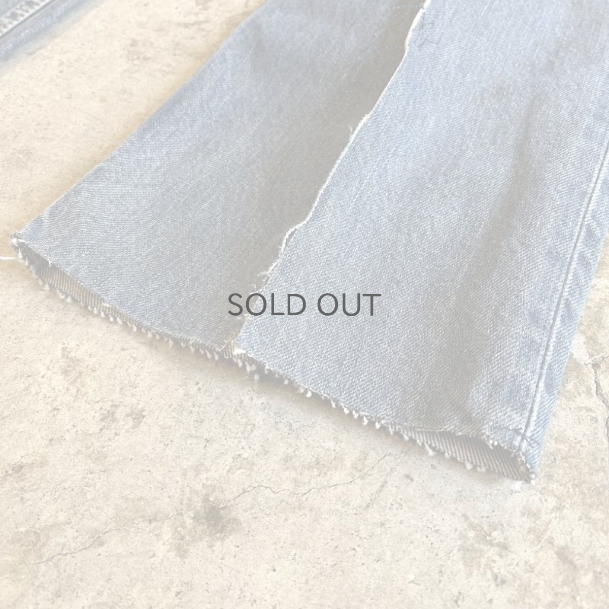 画像4: 【Wiz&Witch】FLARE CUT DENIM PANTS / W29 (4)