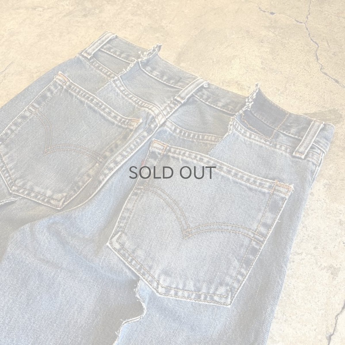 画像9: 【Wiz&Witch】FLARE CUT DENIM PANTS / W29 (9)