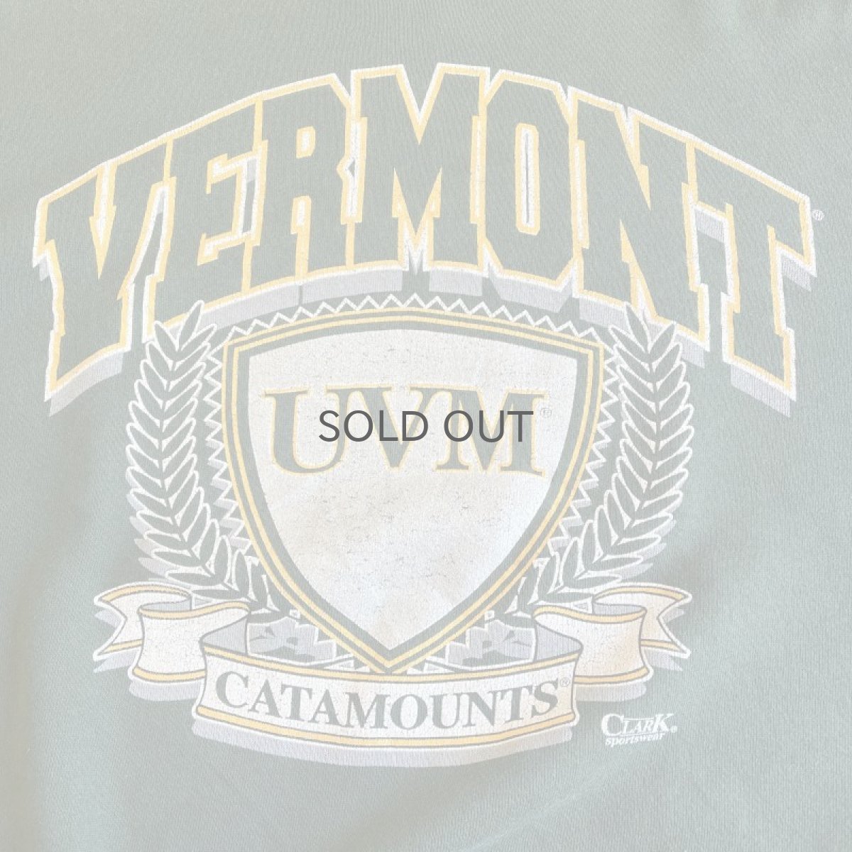 画像10: 90's COLOR PRINTED COLLEGE L/S SWEAT / Ladies L / MADE IN USA (10)