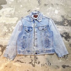 画像2: 【Wiz&Witch】"WANDERER" ZIP UP CRUSH DENIM JACKET / OS (2)