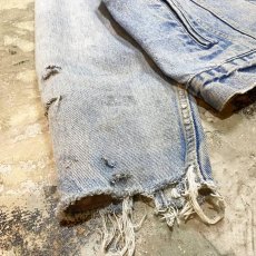 画像7: 【Wiz&Witch】"WANDERER" ZIP UP CRUSH DENIM JACKET / OS (7)