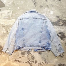 画像3: 【Wiz&Witch】"WANDERER" ZIP UP CRUSH DENIM JACKET / OS (3)