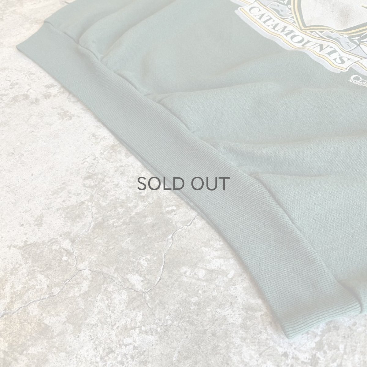 画像4: 90's COLOR PRINTED COLLEGE L/S SWEAT / Ladies L / MADE IN USA (4)