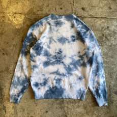 画像2: 【WONDERGROUND】NATURE TIE DYE SWEAT / BLUE / M&L (2)