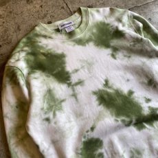 画像3: 【WONDERGROUND】NATURE TIE DYE SWEAT / GREEN / M&L (3)