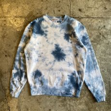 画像1: 【WONDERGROUND】NATURE TIE DYE SWEAT / BLUE / M&L (1)