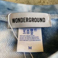 画像11: 【WONDERGROUND】NATURE TIE DYE SWEAT / BLUE / M&L (11)