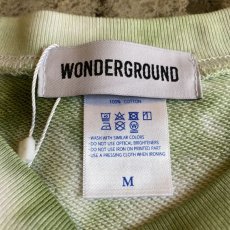 画像11: 【WONDERGROUND】NATURE TIE DYE SWEAT / GREEN / M&L (11)