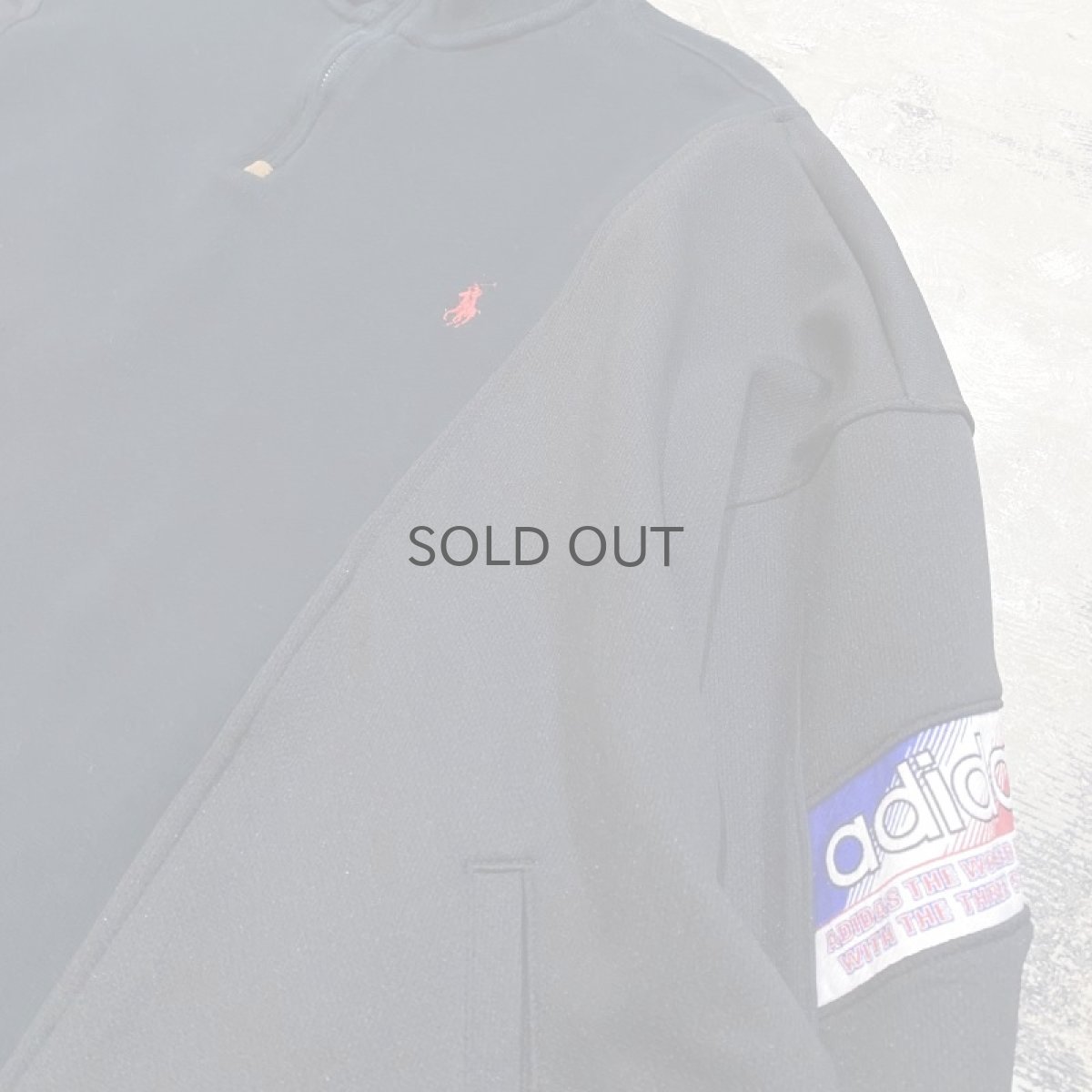 画像4: 【Wiz&Witch】"UNITED" THREE FACE SPORTY HALF ZIP SWEAT / OS (4)