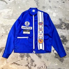 画像1: OLD EMBLEM DECORATIVE COLOR DRIZZLER JACKET / Mens L (1)