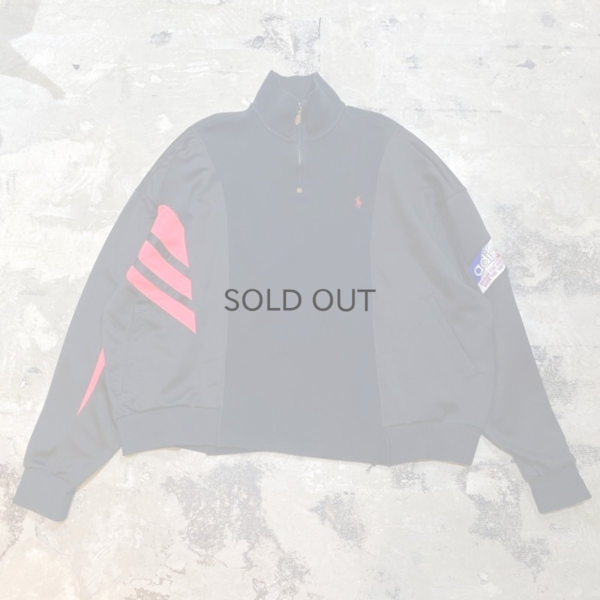 画像1: 【Wiz&Witch】"UNITED" THREE FACE SPORTY HALF ZIP SWEAT / OS (1)