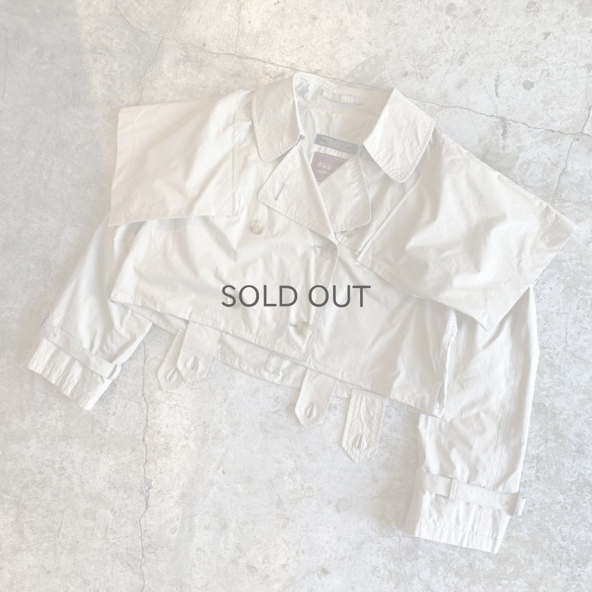 画像4: 【Wiz&Witch】"THE U.K" SHOULDER COLLAR SHORT TRENCH JACKET / OS (4)