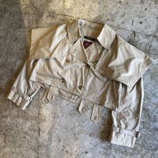 画像4: 【Wiz&Witch】"THE U.K" SHOULDER COLLAR SHORT TRENCH JACKET / OS (4)