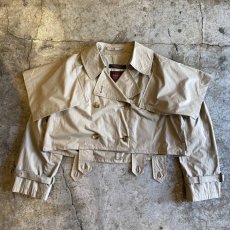 画像1: 【Wiz&Witch】"THE U.K" SHOULDER COLLAR SHORT TRENCH JACKET / OS (1)