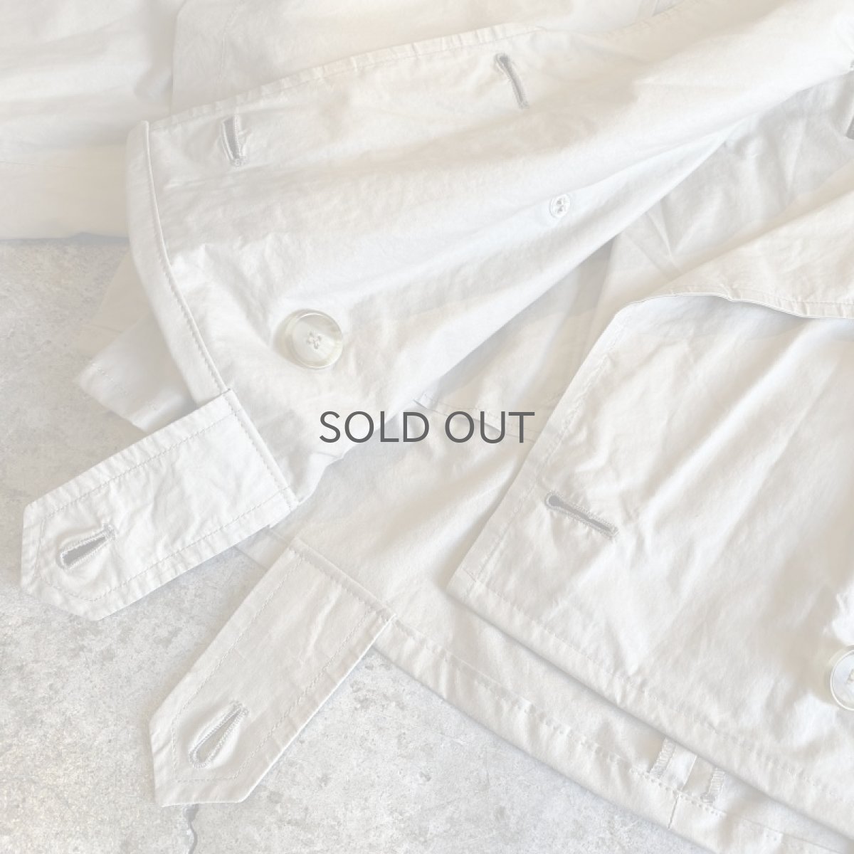 画像6: 【Wiz&Witch】"THE U.K" SHOULDER COLLAR SHORT TRENCH JACKET / OS (6)