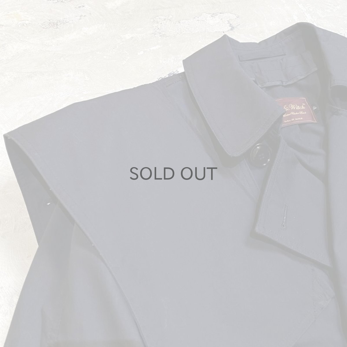 画像3: 【Wiz&Witch】"THE U.K" SHOULDER COLLAR SHORT TRENCH JACKET / OS (3)