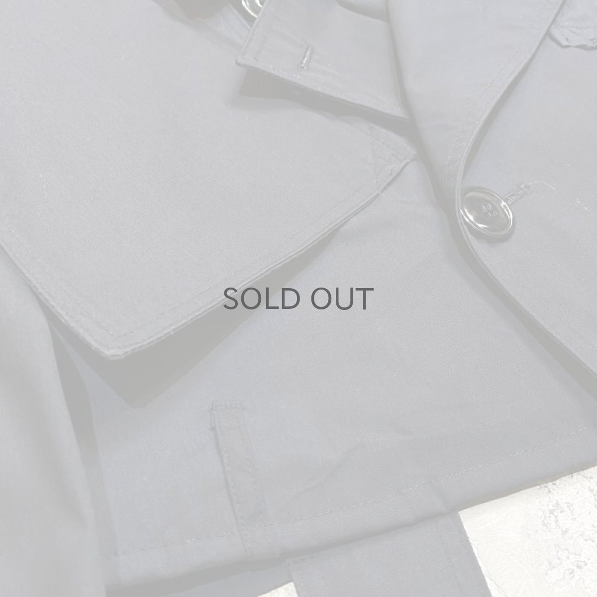 画像5: 【Wiz&Witch】"THE U.K" SHOULDER COLLAR SHORT TRENCH JACKET / OS (5)