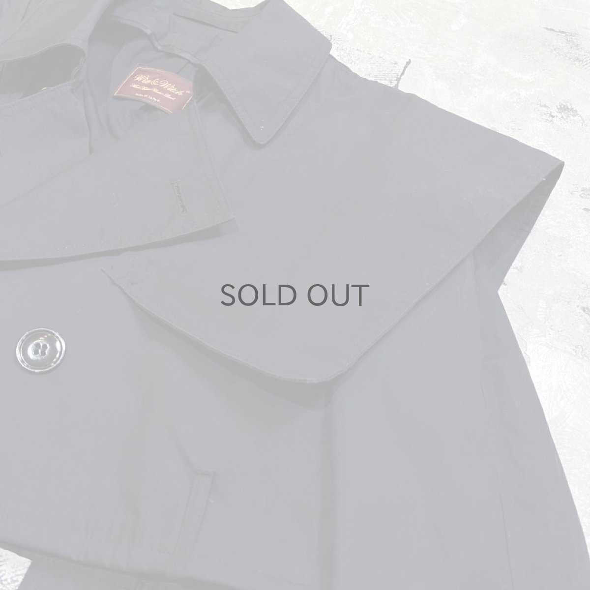 画像4: 【Wiz&Witch】"THE U.K" SHOULDER COLLAR SHORT TRENCH JACKET / OS (4)
