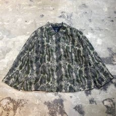 画像1: PYTHON PATTERN ZIP UP JACKET / Mens L (1)