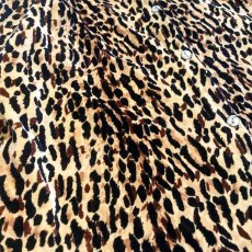 画像5: 90's~ LEOPARD PATTERN COTTON L/S SHIRT / Mens L (5)