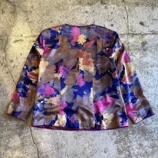 画像2: ALL OVER COLOR ART PATTERN CHINA DESIGN JACKET / Ladies M  (2)