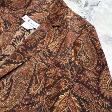 画像4: OLD PAISLEY PATTERN SHORT TAILORED JACKET / Mens M (4)