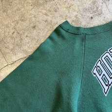 画像9: 80's【CHAMPION】FLOCKY COLOR PRINTED COLLEGE L/S SWEAT / Ladies L (M) / MADE IN USA (9)