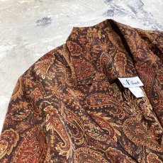 画像3: OLD PAISLEY PATTERN SHORT TAILORED JACKET / Mens M (3)