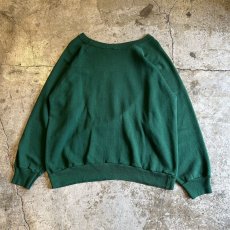 画像2: 80's【CHAMPION】FLOCKY COLOR PRINTED COLLEGE L/S SWEAT / Ladies L (M) / MADE IN USA (2)