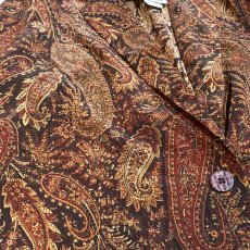 画像5: OLD PAISLEY PATTERN SHORT TAILORED JACKET / Mens M (5)