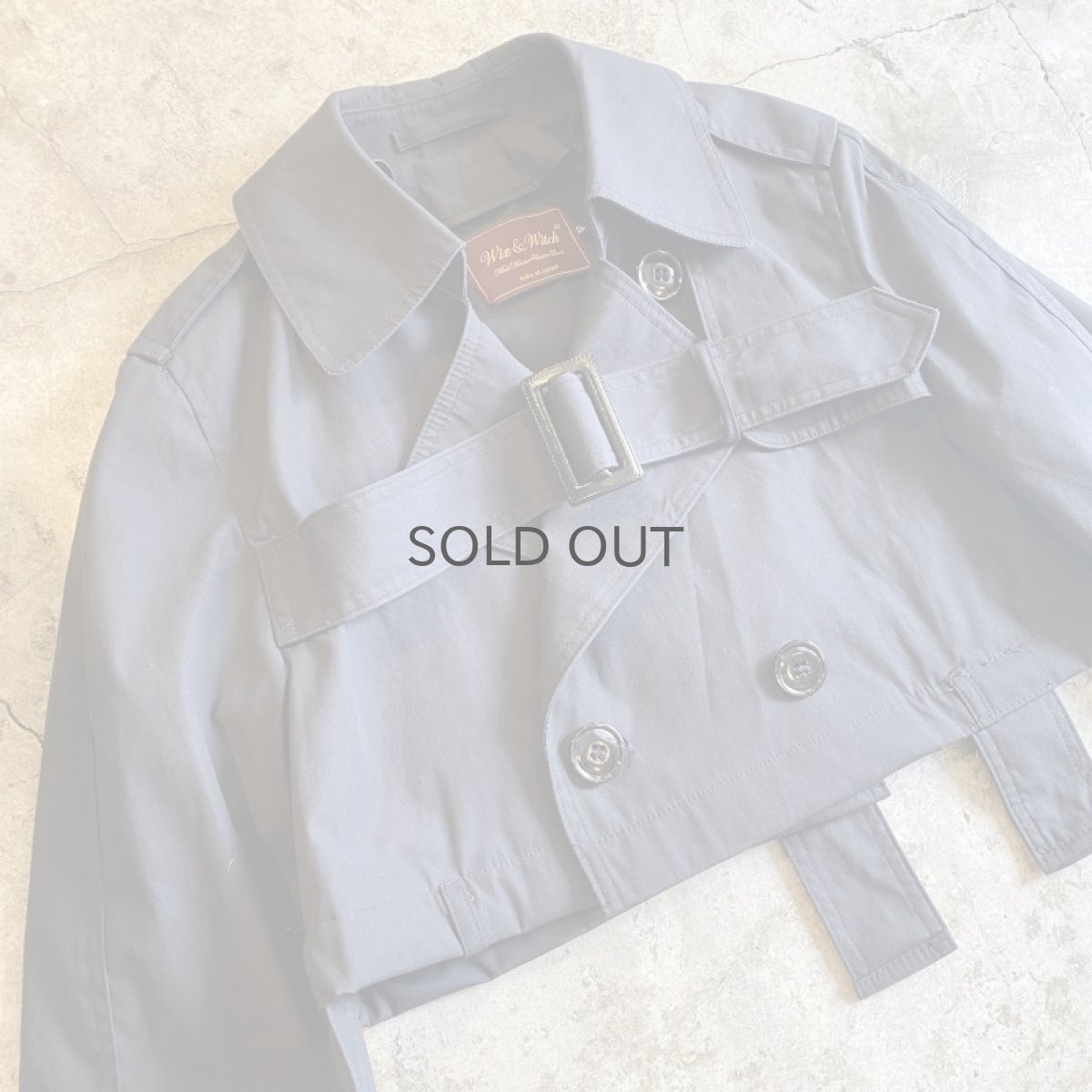画像3: 【Wiz&Witch】"THE U.K" SHORT TRENCH DESIGN JACKET / OS (3)