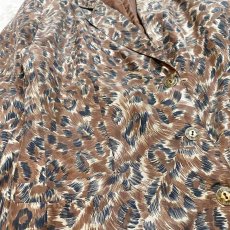 画像5: LEOPARD PATTERN TAILORED JACKET / Mens M (5)