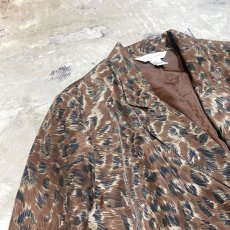 画像3: LEOPARD PATTERN TAILORED JACKET / Mens M (3)