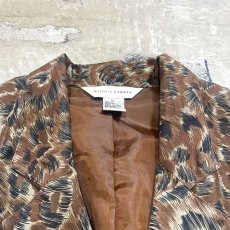 画像10: LEOPARD PATTERN TAILORED JACKET / Mens M (10)