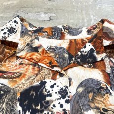 画像10: VARIOUS DOG PRINTED PATTERN L/S SHIRT / Mens L~XL (10)