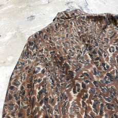 画像9: LEOPARD PATTERN TAILORED JACKET / Mens M (9)