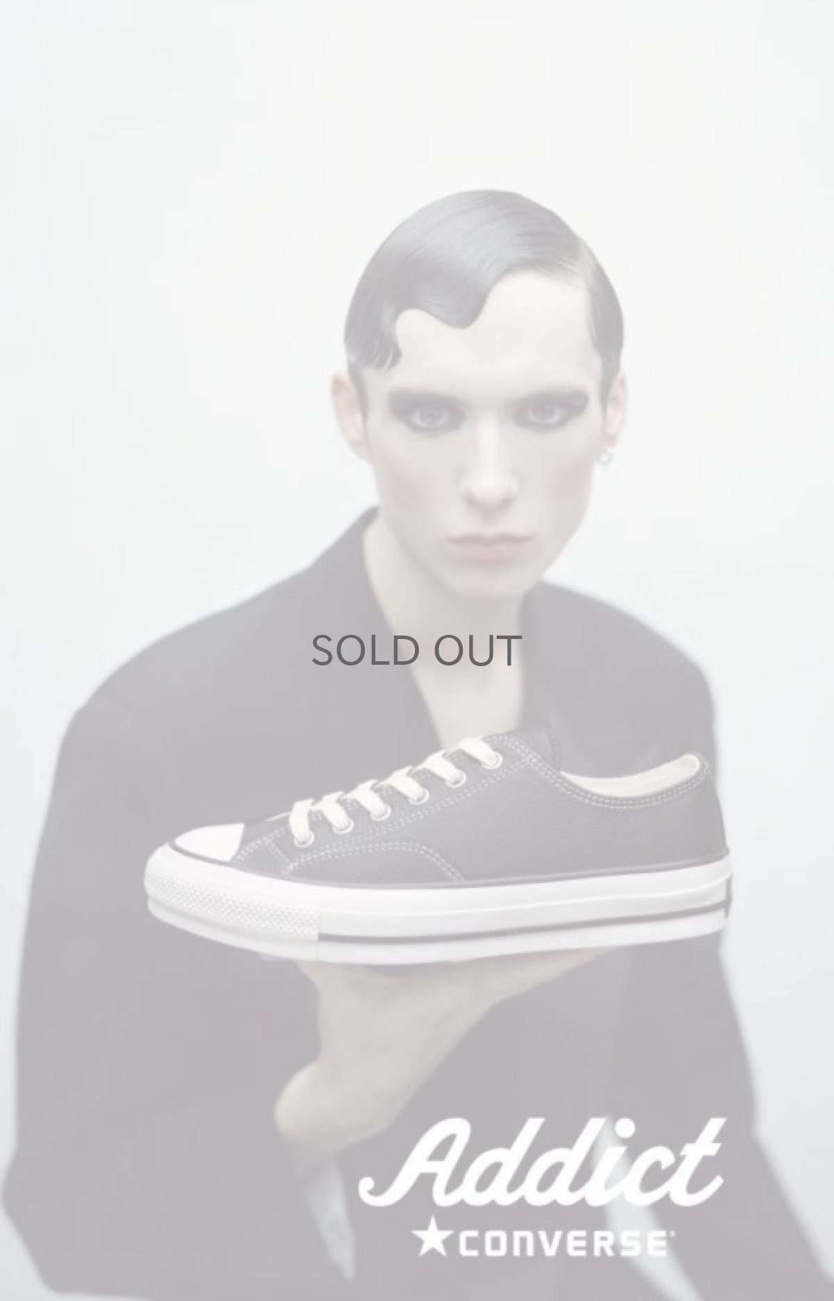 画像2: 【CONVERSE ADDICT】- CHUCK TAYLOR® LEATHER OX / BLACK (2)