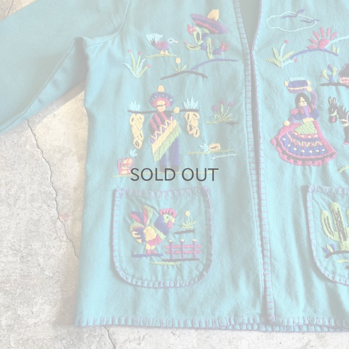 画像8: FRONT EMBROIDERY DESIGN COLOR JACKET / Ladies M  (8)