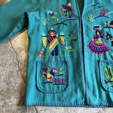 画像8: FRONT EMBROIDERY DESIGN COLOR JACKET / Ladies M  (8)