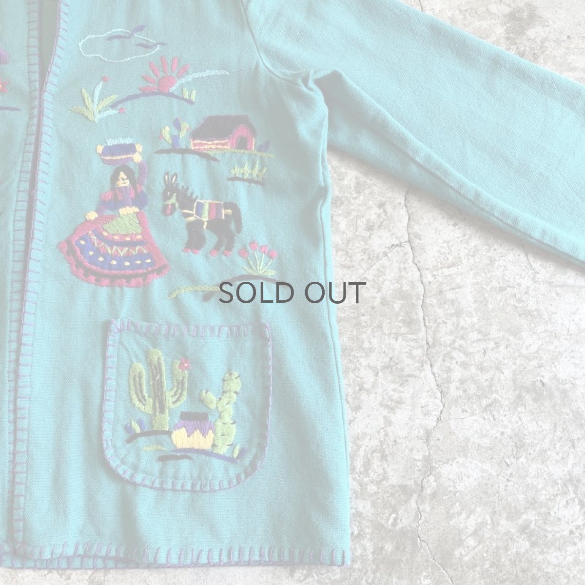 画像9: FRONT EMBROIDERY DESIGN COLOR JACKET / Ladies M  (9)