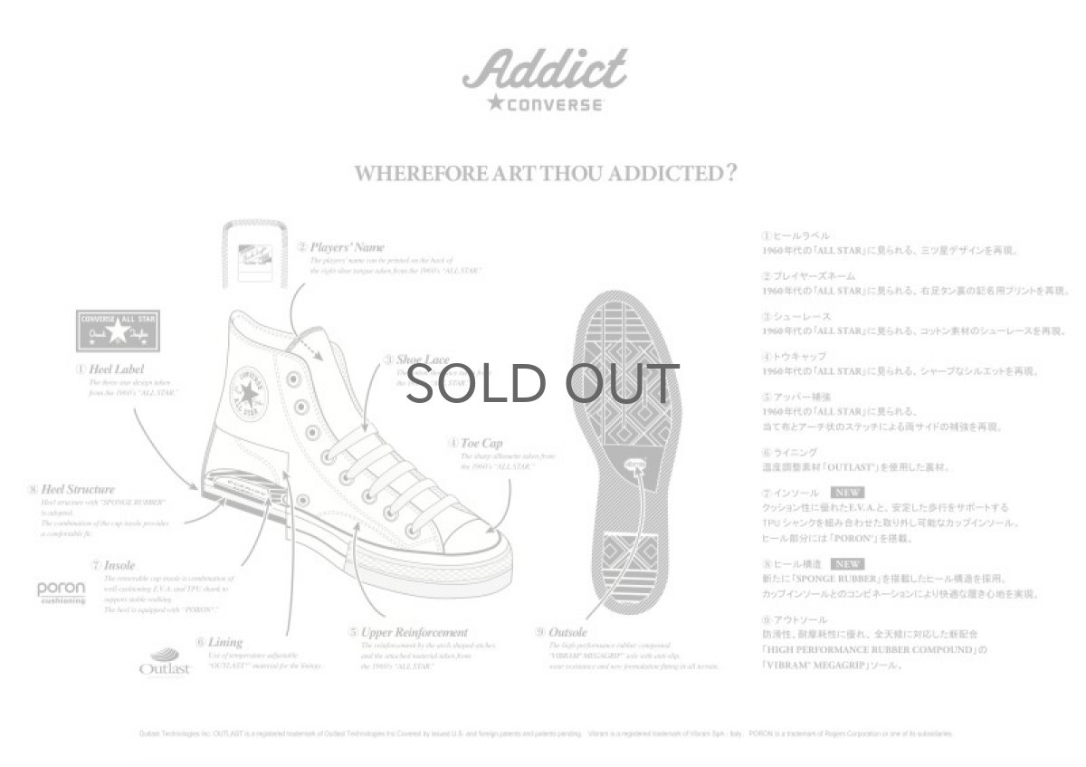画像12: 30% OFF!!【CONVERSE ADDICT】- CHUCK TAYLOR® CANVAS OX / NATURAL (12)