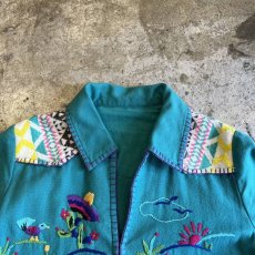 画像7: FRONT EMBROIDERY DESIGN COLOR JACKET / Ladies M  (7)