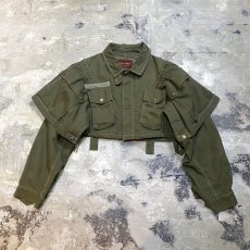 画像1: 【Wiz&Witch】"WANDERER" OLD MILITARY SHORT SHOULDER JACKET / OS (1)