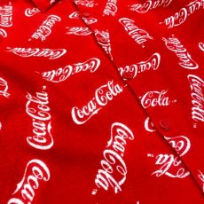 画像5: "COCA COLA" PATTERN COTTON L/S SHIRT / Mens XL (5)