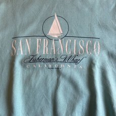 画像10: FRONT "SAN FRANCISCO" PRINTED DESIGN COLOR L/S SWEAT / Ladies L / MADE IN USA (10)