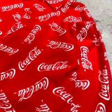 画像4: "COCA COLA" PATTERN COTTON L/S SHIRT / Mens XL (4)