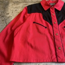 画像5: COLOR WESTERN SHORT DESIGN L/S SHIRT / Ladies L (5)