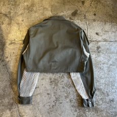 画像2: 【Wiz&Witch】"WANDERER" FRANCE MILITARY MESH SLEEVE SHORT JACKET / OS (2)